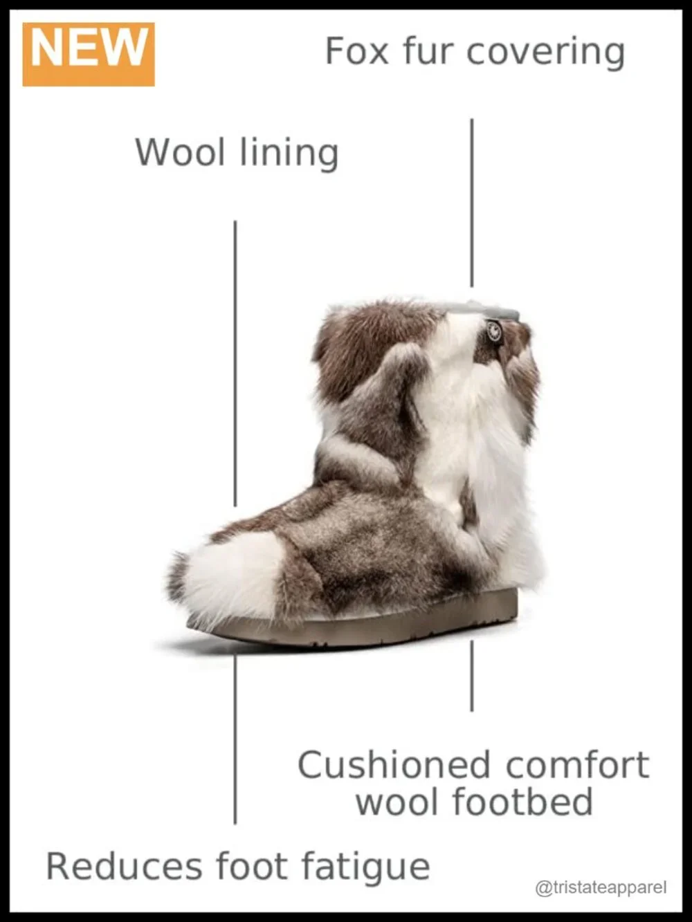 Women's Plush Faux Fur Ankle Snow Boots Winter Warm Non-Slip Pull-On